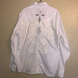 Roar white Xl dress shirt